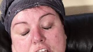 Big doll fucks Herself With A Stick And Gets screwed By A