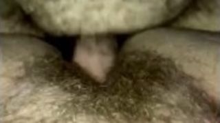 Screwing my wifes furry humid vagina