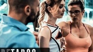 Pure TABOO Cheerleader Into fuckfest with Coach & Her husband