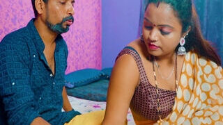 Indian Desi Sasur Bahu hard-core fuckfest In Front Of hubby