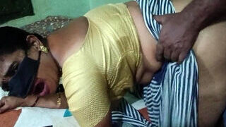 Beautyful Indian Telugu Aunty Any Time prepped To pounding Hordcore fuck-fest With beau