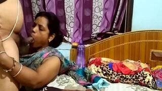 Hindi fuckfest - Indian Married wifey Anjali romped rigid And Romance With Saree- mischievous Xvideo