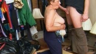 Chubby grannie bj's young dinky