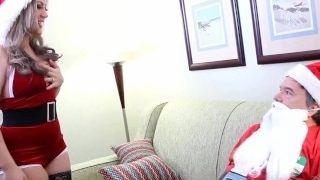 Fake Santa Gets His Cock Sucked by Carmen Valentina