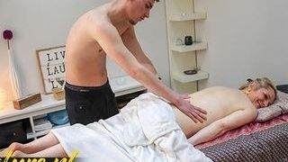 50 year elder milf Gets assfucking banging From Her ToyBoy masseur