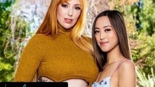 Lauren Phillips And Alexia Anders Spend Their Spring Break Home jerking Together