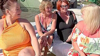 4 way Pool soiree Of Only Mature And indeed insane girls