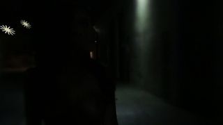 Sexy couple kisses in the dark street while lusty Asa Akira masturbates her twat