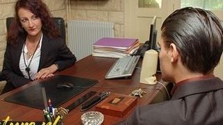 Mature secretary Gets ass fucking pulverized In Her Office By Her manager