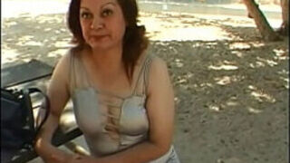 Hey My step granny Is A tart #1 - We walk thru the forest to step granny's palace to tear up her