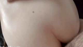 'Anal training and fucking her tight asshole with CREAMPIE'