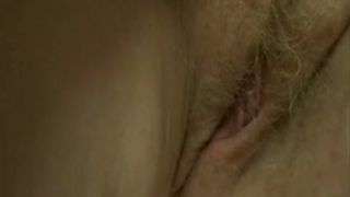 Dirty big white pussy of my mature housewife on closeup scene