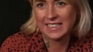 CFNM fledgling tatted cougar fellates and jerks firm cock