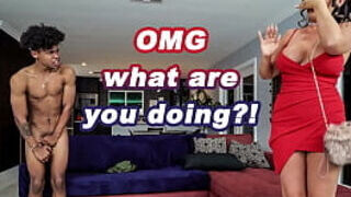 BANGBROS - lil' D's yam-sized-chested step-mom Kiki Klout enjoys assfuck And yam-sized ebony Cock&comma; successful For Him&excl;