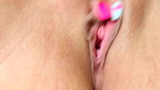 Push your rigid lollipop deep into my humid slit and screw me rigid