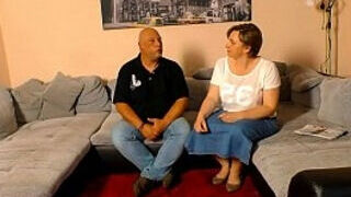 Hardcore OMAS - bitchy German plus-size mature munches jism in rough rigid boink