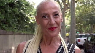 GERMAN SCOUT - lithe FLOPPY boobies MATURE YELENA VERA PICKUP AND bang ON STREET