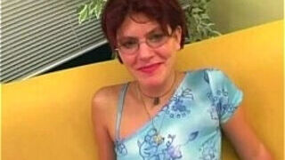 German mature gets dildoed and frosted after oral pleasure