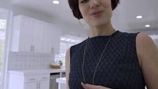 Stepmother wants her stepsons spunk-pump deep down into her cougar muff