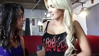 Step-mother cougar in three way