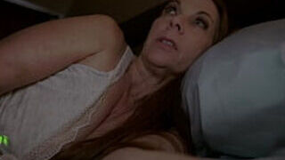 Sharing a couch With My warm step-mother giant arse cougar three