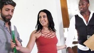Hubby loves observing Mandy Muse Get boinked Out By A thick ebony beef whistle
