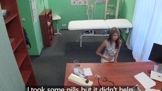 FakeHospital Shy cute Russian cured by cock in mouth and pussy treatment